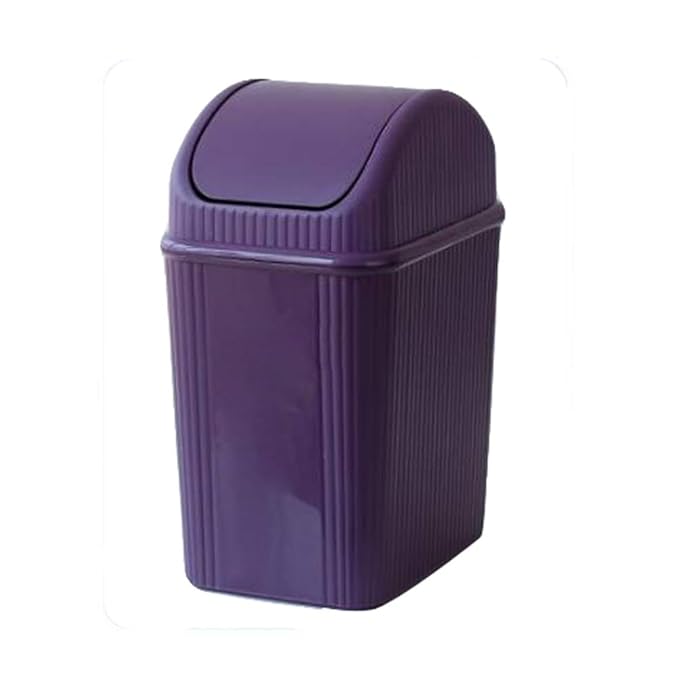 Trash Can Hflove Table Top Mini Plastic Desktop Trash Bin