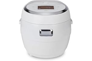 CUCKOO CR-1020F 10-Cup (Uncooked) / 20-Cup (Cooked) Micom Rice Cooker with Nonstick Inner Pot, 16 Menu Options, LCD Display, Fuzzy Logic Tech, Auto Clean (White)
