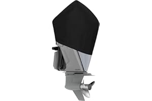 TeBaisea Outboard Motor Half Cover, Heavy Duty Waterproof for Mercury Outboard Engine Cover, Fit 250 HP, 300 HP & 200 to 300 PRO XS 4 Stroke V8 4.6L (2018>)