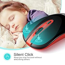 LeadsaiL Wireless Computer Mouse, 2.4G Portable
