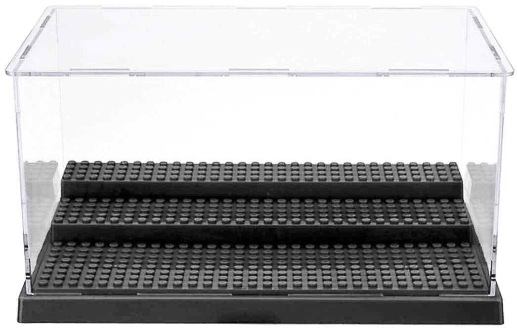 BRICKLIGHT Acrylic model display case box for LEGO Minifigures BRICKHEADZ 21302 71361 speed champions cars small