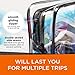 TSA Approved Toiletry Bag - Travel Bag for Women and Men to Secure Your Toiletries In Your Carry On Luggage and Pass Through Security with Ease - 2 Pack - Clear Toiletry Bags