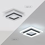 AUA LED Ceiling Light 24W Modern Black White 6500K 1800LM 220V view 9