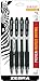 Zebra Pen Sarasa X20 Retractable Gel Ink Pens, Medium Point 0.7mm, Black Rapid Dry Ink, 4 Pack (Packaging may vary)