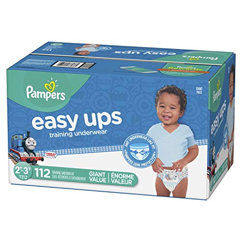 pampers easy ups pull on disposable potty training underwear for boys