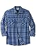Kingsize Men's Big & Tall Double-Brushed Plaid Flannel Shirt