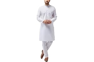 Sojanya (Since 1958, Men's Cotton Blend Only Long Kurta