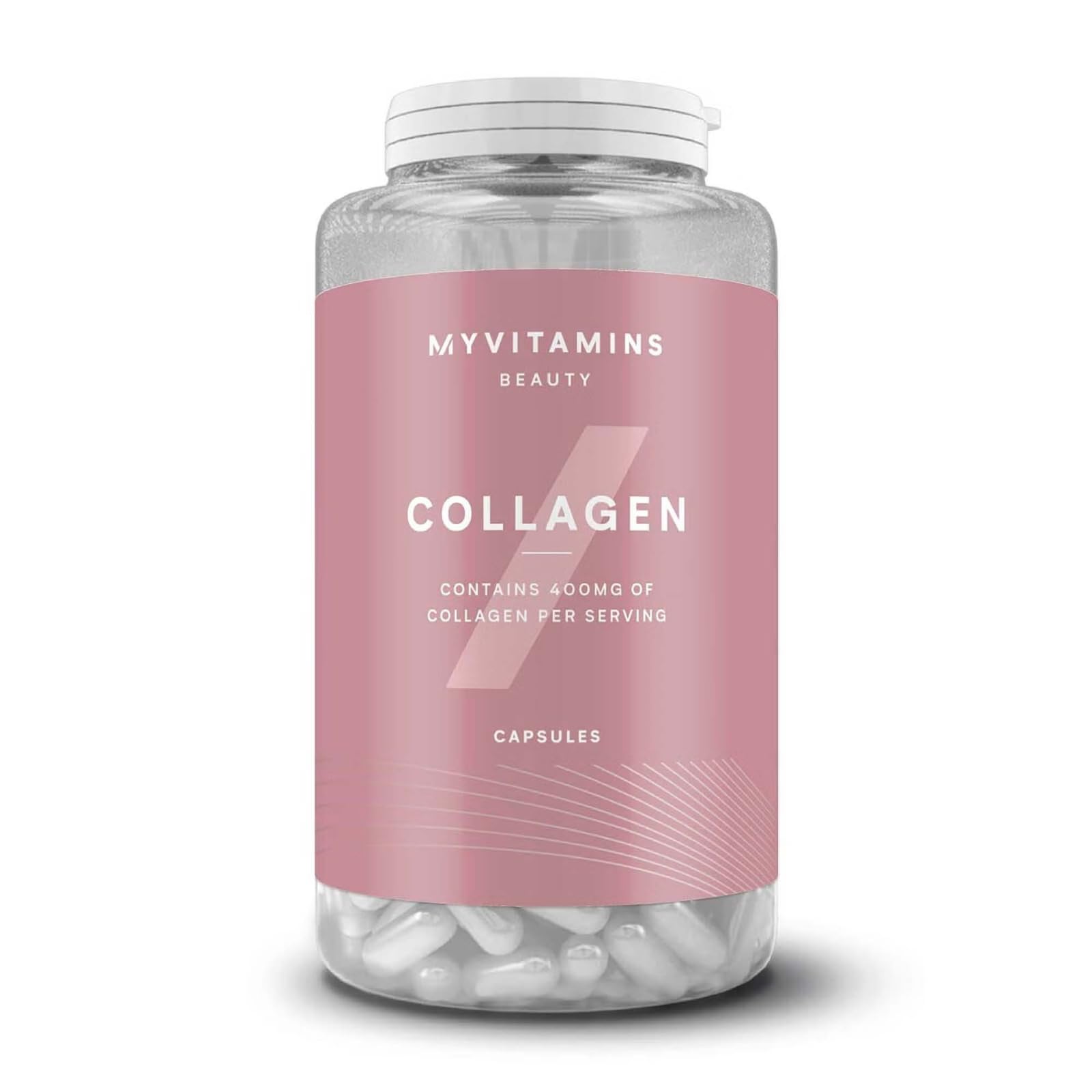 Myprotein Collagen Capsules – Hydrolyzed Collagen Peptides – 400mg Bovine Collagen per Capsule – Joint, Skin & Hair Support – Collagen Supplements for Women & Men – 90 Capsules (3 Month Supply)
