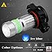 Alla Lighting 2800lm PSX24W 2504 LED Lights Bulbs 8000K Ice Blue Xtreme Super Bright COB-72 12V Car Fog Light Replacement 12276