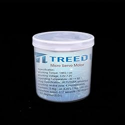 Treedix 2 pcs MG996R Servo Motor Metal Gear
