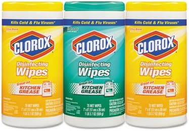 Clorox Company 30208 Colorox Disinfecting Wipes 225Shts 3.07oz. 3/PK WE
