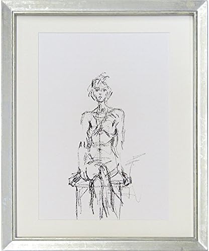 Amazon Co Jp ジャコメッティ 座る裸婦 デリエール ル ミロワールno127より リトグラフ アルベルト 彫刻家 彫刻 石版画 石膏 デッサン 人物画 シュールレアリスム 実存主義 フランス スイス 画集 ヌード 女性画 版画 絵画 B4213 ホーム キッチン