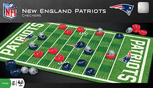 MasterPieces NFL New England Patriots Checkers Game