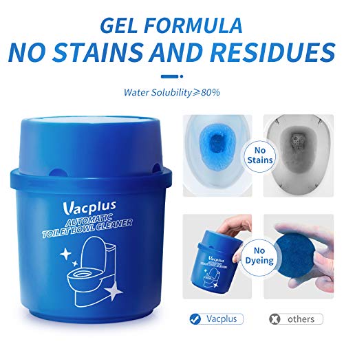 Vacplus Toilet Bowl Cleaner (3BOTTLE PACK), Automatic Toilet Bowl