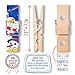 Treats&Smiles 6 Artistic & Colorful Clothespins Fridge Magnets + 1 Magnetic hook. Display Recipes, Memos & Photos at Your Kitchen, Office or Locker With a Unique & Strong Refrigerator Magnets set.