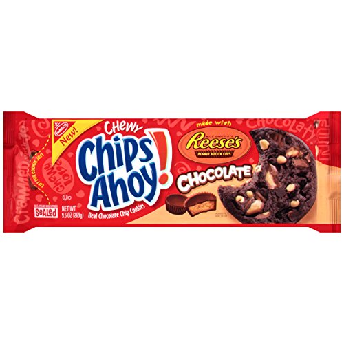 Chips Ahoy! Chocolate Chip Chewy Reeses Cookies (Pack of 12)