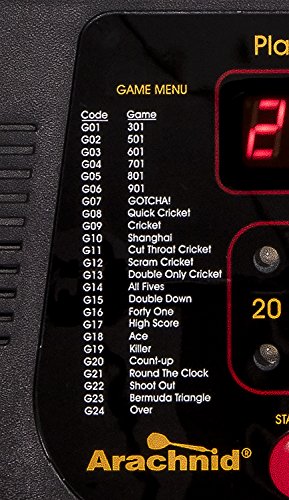 arachnid cricket pro 650 standing electronic dartboard