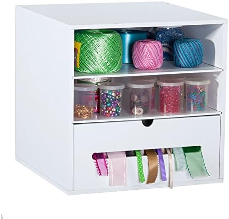 2-Shelf and Ribbon Drawer Cube