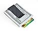 CL CARBONLIFE Carbon Fiber Money Clip Wallet, Business Card Holder RFID Protector Credit Card Holder Wallet Clips For Men (Black Matte M, 3.5