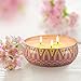 Onlywax Scented Candles Soy Wax 3 Wick Tin 70 Hour Burn,Essential Oils–for Stress Relief and Relaxation,Outdoor and Indoor