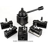 6-12" Piston Quick Change Tool Post Set – FR Aloris Style AXA Boring Tool Holder – Unbranded