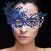 Morepack Lace Masquerade Mask Venetian Halloween Eyemask Mardi Gras Mask for Costume and Masquerade Parties (8Pcs)