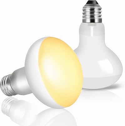 Caldarax 2 Pack 75W Reptile Heat Lamp E27 Daylight Bulb UVA Bearded Dragon
