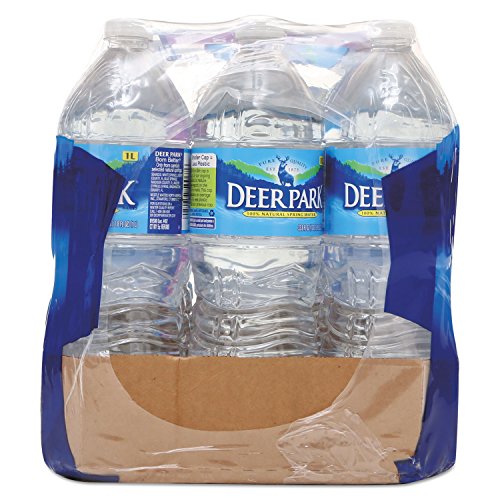 Deer Park - Natural Spring Water, 1 Liter Bottle, 15 Bottles/Carton 828474 (DMi CT
