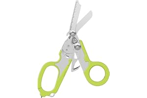 FRMINGZHAO Emergency Shears with Strap Cutter and Glass Breaker Stainless Steel Foldable Scissors Pliers, Outdoor Camping Rescue Scissors Tools …