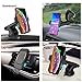FiGoal Qi Wireless Car Charger Mount Bonus QC 3.0 USB Adapter Auto Clamping 10W 7.5W Fast Charging Air Vent Windshield Dashboard Phone Holder Compatible with iPhone X Xs Max XR 8 Android S8 S9 S10