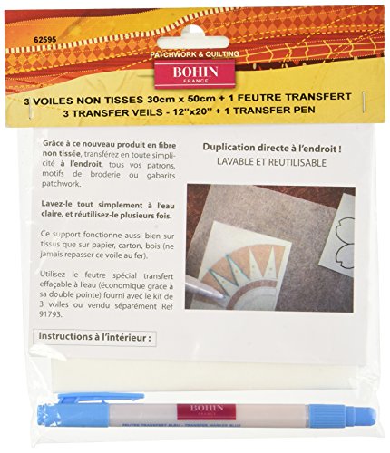 Bohin Transfer Veil & Pen Set