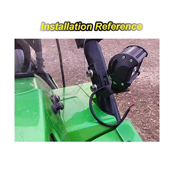 Dasen A-Pillar Light Mount Brackets For Polaris RZR – Heavy-Duty Steel, Fits XP 1000, 900, 800 (2014-2023)