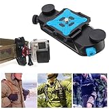 Strong Aluminum Waist Belt Tripod Mount Clip Adapter For GoPro Xiaomi Yi SJ4000 SJ5000 SJcam SLR DSLR Camera by CKTMac