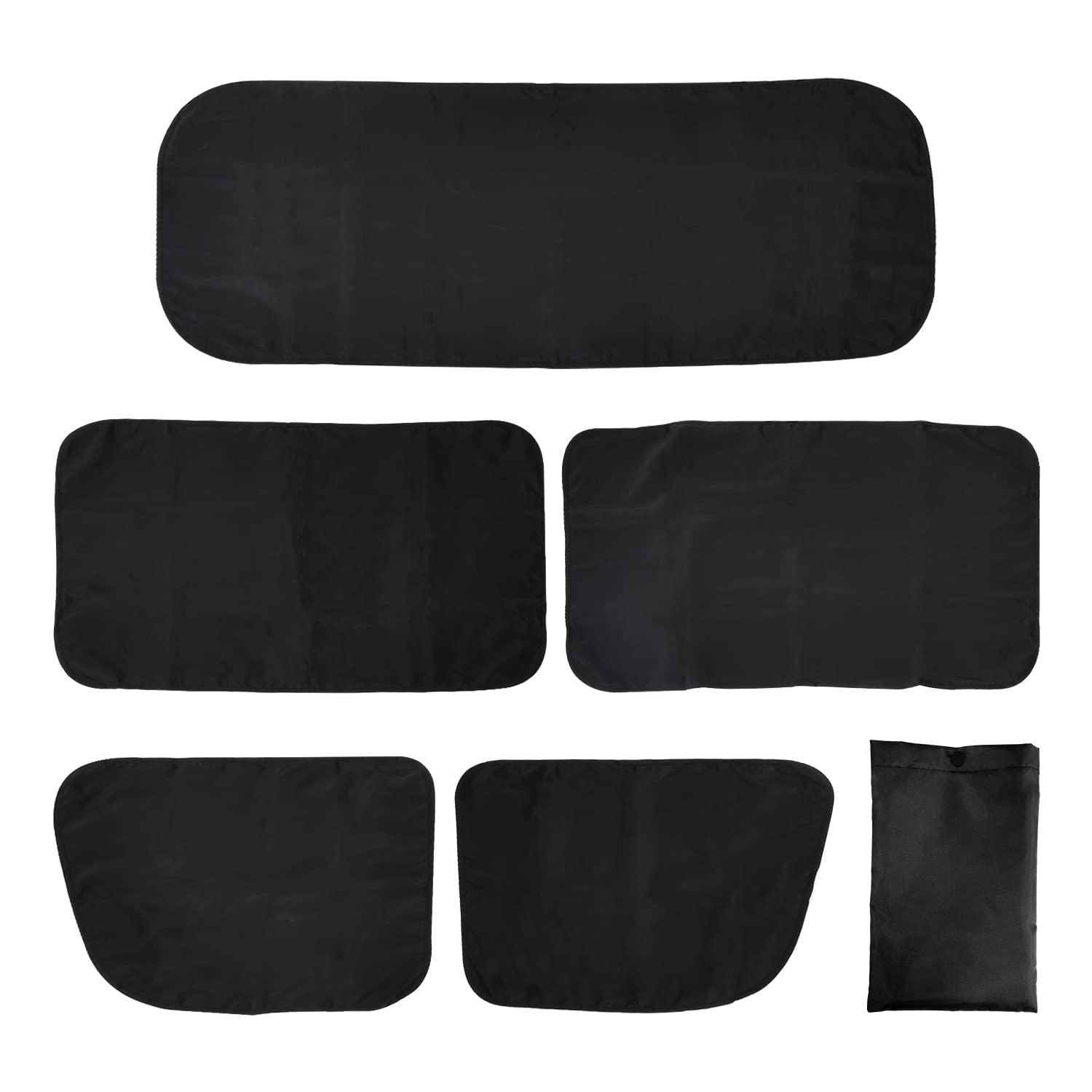 セイワ(SEIWA) 車種専用用品 スズキ エブリイ EVERY (DA17V JOIN/PC/PAリミテッド/PA)専用 マグネット遮光カーテン 5枚セット IMP164 車中泊 NVクリッパー スクラムバン ミニキャブバン カー用品 車中泊 サンシェード商品画像