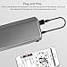 Aigital Bluetooth Music Receiver, Portable Wireless Audio Adapter with 3.5mm AUX for Home/Car Audio Stereo System and Enjoy HiFi Sound Quality, USB Power Supply, No Driver Required-Blackthumb 1