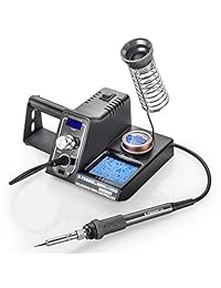 X Tronic modelo #3020 75 W   Estación de soldadura de hierro con función de reposo de 10 minutos, apagado automático, interruptor C F, plancha de soldadura ergonómica más