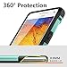 WOLLONY Galaxy Note 3 Case, Rugged Hybrid Dual Layer Hard Shell Armor Protective Back Case Shockproof Cover for Galaxy Note 3 Case - Slim Fit - Heavy Duty - Impact Resistant Bumper(Mint)