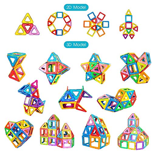 image for BrightyBright Magnetic Blocks Building Toys - Intelligent 3D STEM Educ