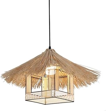 BAIJJ Kronleuchter Rattan Woven Moderne Kronleuchter Dekoration Mädchen