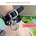 ETHOON Adjustable Leather Choker Collar Soft PU Circle Punk Choker Necklace for Women Girls, Black