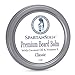 Spartans Den Premium Beard Balm For Men | Coconut Oil & Vitamin E Infused | Best Conditioner For Grooming, Growth, Soften, Itch & Tame - Classic Scent 2oz