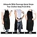 Xornis 2 Pack Adjustable Bib Aprons with 2 Pockets Apron for Women Men Kitchen Cooking Chef, Black