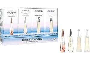 Leau Dissey Miniatures Set by Issey Miyake for Women - 4 Pc Mini Gift Set 4x3.5 ml Leau Dissey EDP, Leau Dissey EDT, Leau Dissey Pure EDP, Leau Dissey Pure Nectar EDP