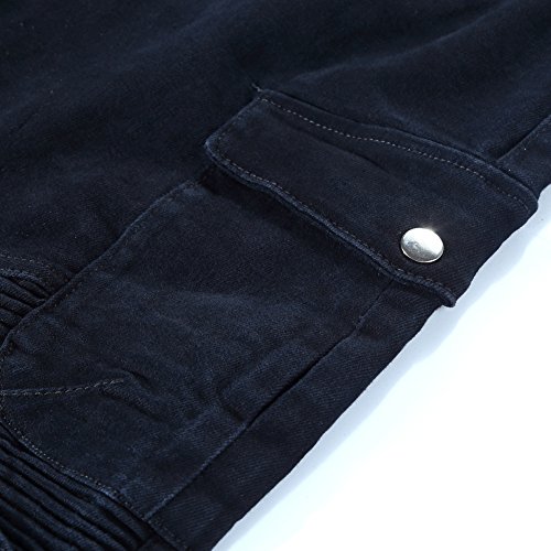 image for Takuey Men Motorcycle Riding Pants Motorcross Denim Jeans with 4 Prote