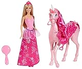 Barbie Princess Doll and Regal Unicorn