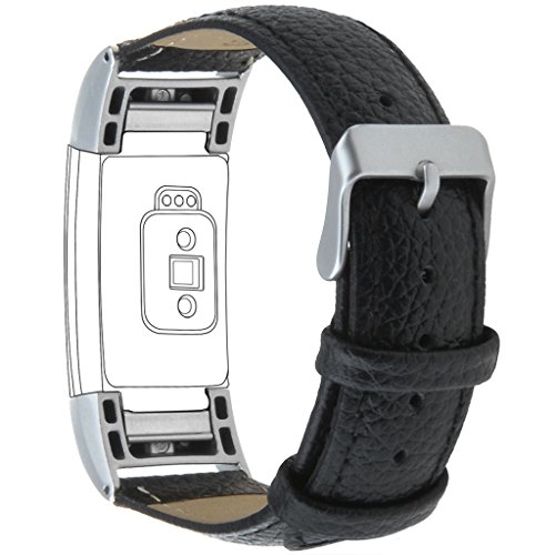 Henoda Genuine Leather Bands for Fitbit Charge 2, Charge 2 Strap Style