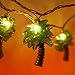 Palm Tree Patio String Lights - Summer Beach Themed Party Decorations, Tropical Indoor Fun Lights, Birthday Decorations (1 Pack of 10 Palm Trees)