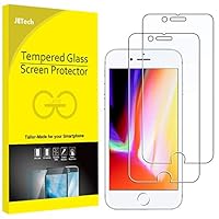 JETech Screen Protector for Apple iPhone 8 and iPhone 7, 4.7-Inch, Tempered Glass Film, 2-Pack