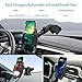 Fast Wireless Car Charger, Youtec Qi Car Charger Mount, 10W Infrared Sensing Auto Clamping Phone Charging Pad Holder Compatible for iPhone XS/Max/XR/X/8/8 Plus, Samsung Galaxy S9/S9+,S8/S8+,Note 8 5
