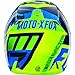 Fox Racing Divizion Youth V3 Motocross Motorcycle Helmet - Blue/Green / Large
